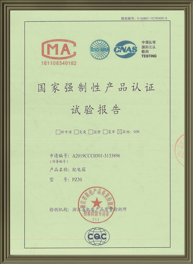 试验报告
